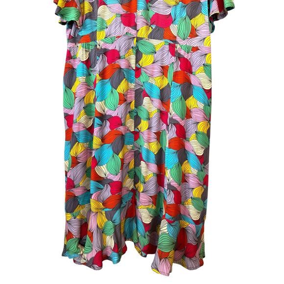 PARSELY & SAGE Flutter Leaves Dress Mulit-color Size XL = 18–20 - Picture 13 of 16